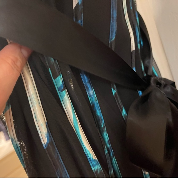 J.R. Nites Striped Midi Dress with Belt, 22W - Picture 9 of 15